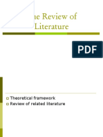 The Review of Literature