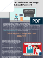 Change AOL Email Password PDF