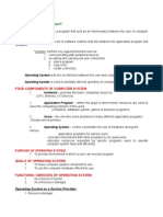 1.0 What Is Operating System?: Four Components of Computer System