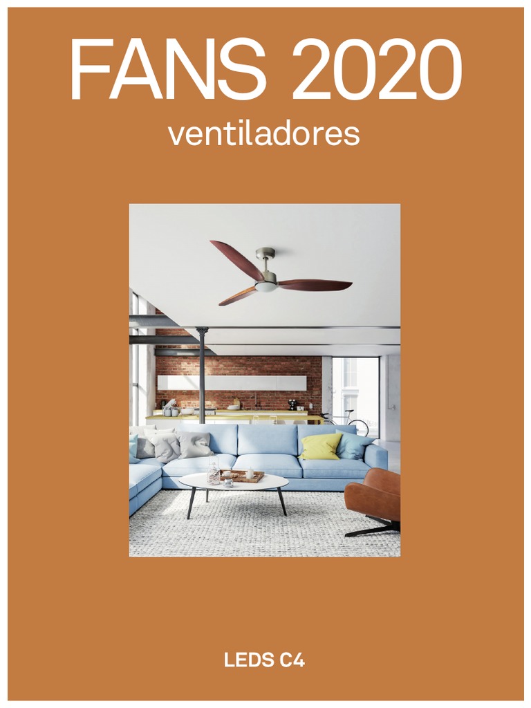 LedsC4 Catálogo Ventiladores 2020 PDF Aplicaciones de vidrio