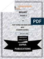 O Level Biology Paper 2 (2012-2018-Er) PDF