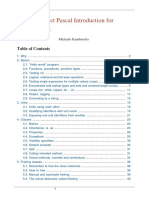 Modern Pascal Introduction