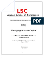 London School of Commerce: Managing Human Capital