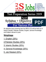 MES Test Preparation Series Part-1