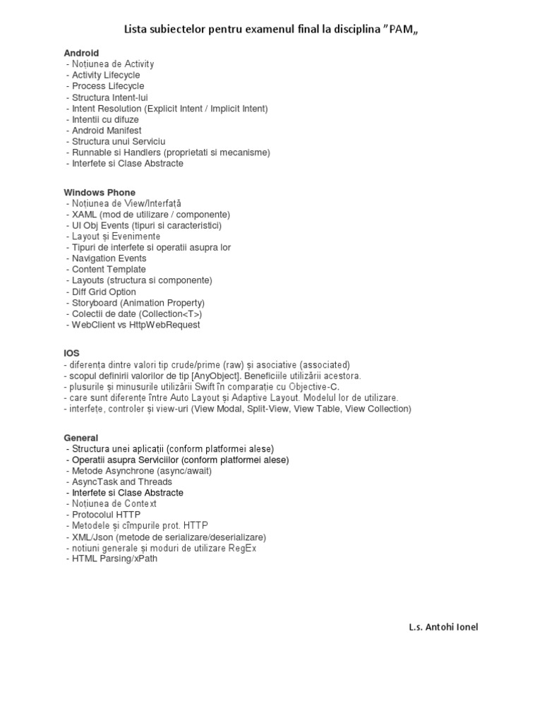 Pam Examen PDF | PDF