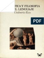 Semiotica y Filosofia Del Lenguaje PDF