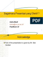 Presentasi Yang Effektif