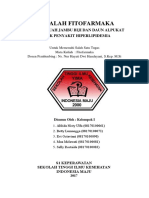 Tugas Kelompok FITOFARMAKA Makalah Hiperlipidemia - EDIT-1