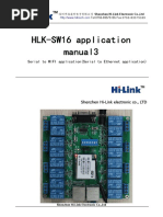 HLK sw16 16 Channel Wifi Controlled Relay Board