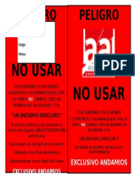 Tarjeta Roja Andamios