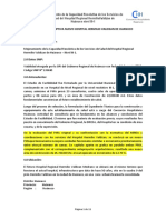 Memoria Descriptiva Nuevo Hospital Hermilio Valdizan de Huanuco