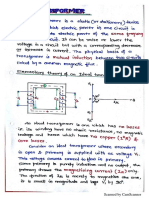 Transformer Notes PDF