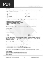 Power Electronics (Ques - Ch2 - Rectifiers) PDF