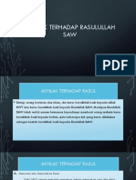 Akhlak Terhadap Rasulullah Saw