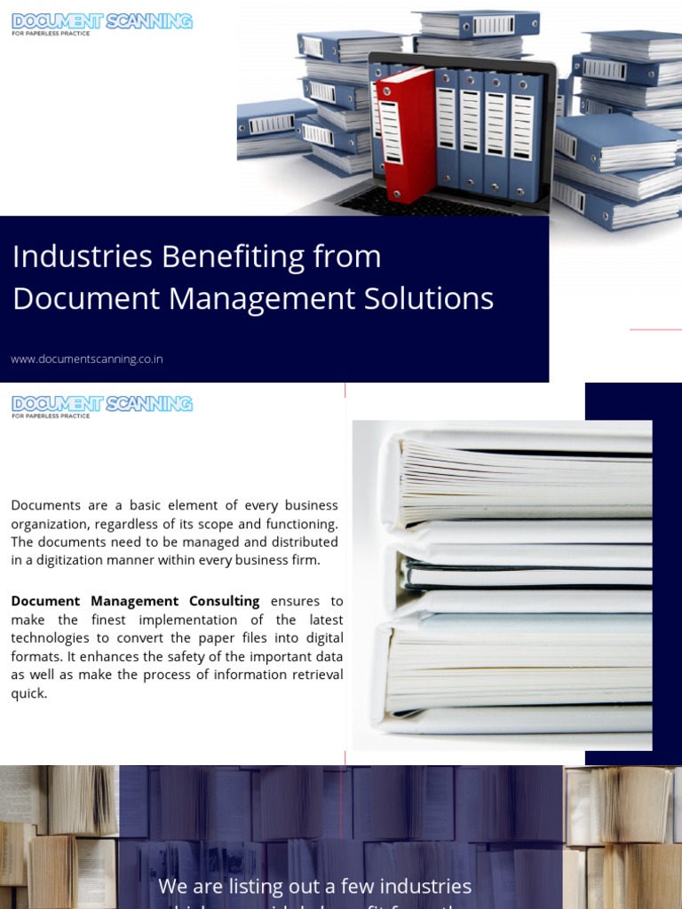 Industries Benefiting From Document Management Solutions | PDF ...