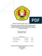 Contoh Proposal Program Kreativitas Mahasiswa