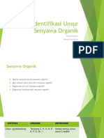 Identifikasi Unsur Senyawa Organik