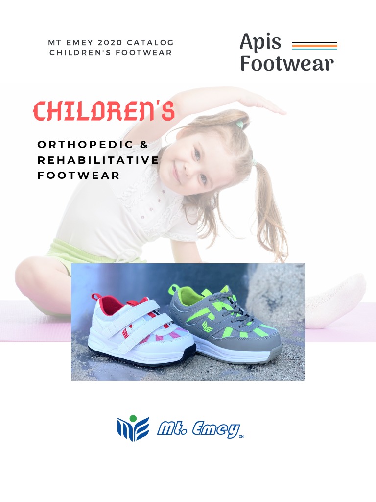 Apis Footwear 2020 Catalog Children's Orthopedic & Rehab Footwear