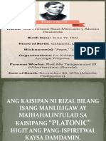 Mga Pag-Ibig Sa Buhay Ni Rizal