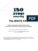 The ISO27k FAQ: Answers To Frequently Asked Questions About The ISO/IEC 27000-Series Information Security Standards