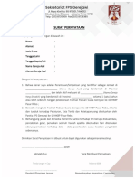 Surat Pernyataan Perantauan Simpatisan PDF