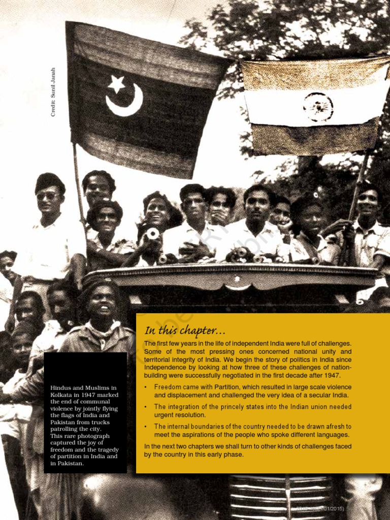 Challenges Of Nation Building Class 12 Notes