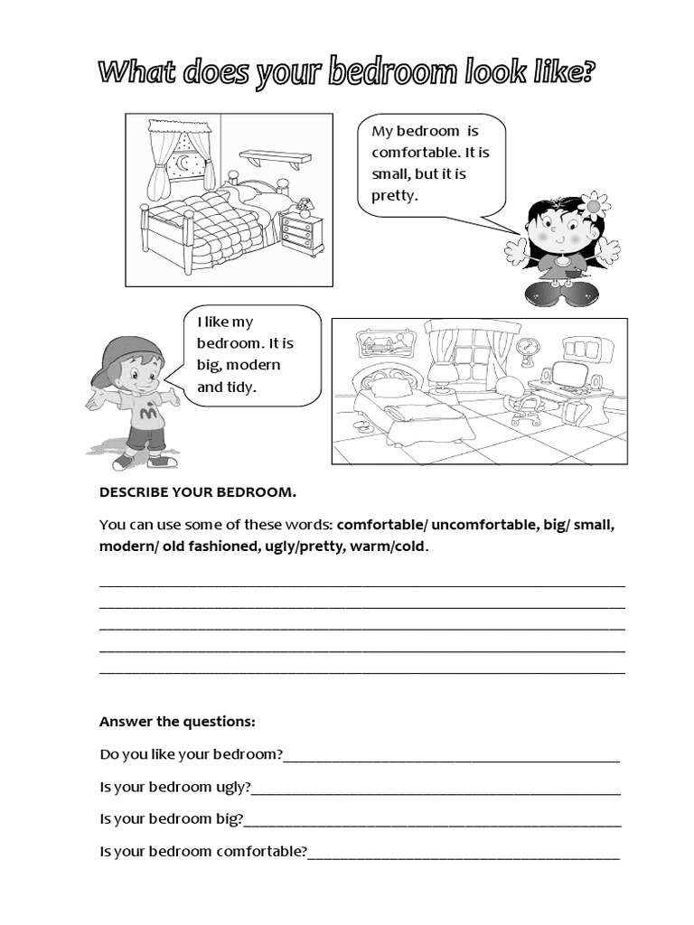 Describe Your Bedroom PDF