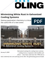 Minimizing White Rust in Galvanized Cooling Systems | 2020-01-02 | Process Heating