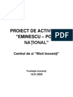 Activitate M. Eminescu