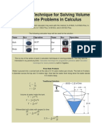 Calculator Technique For Solving Volume Flow Rate Problems in Calculus PDF