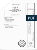 Project Manual: Addition TO Senior Center 140 Ragland Street Lagrange, Ga