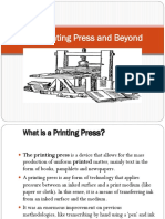 The Printing Press and Beyond