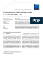 Effect of Additives On Flexible PVC Foam PDF