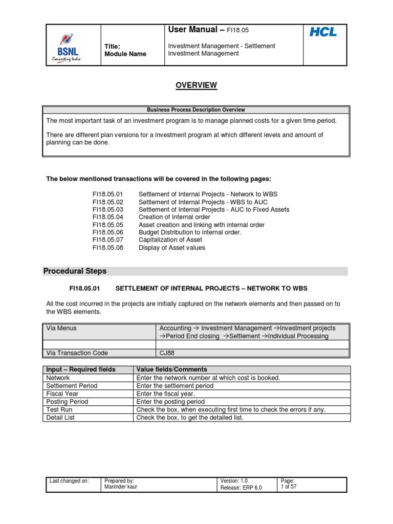 Investment Management Settlement Guide | PDF | Icon (Computing) | Inventory
