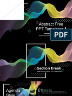 Abstract Wave Lines PowerPoint Templates