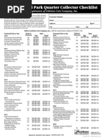 LC 3843 National Park Quarter Checklist