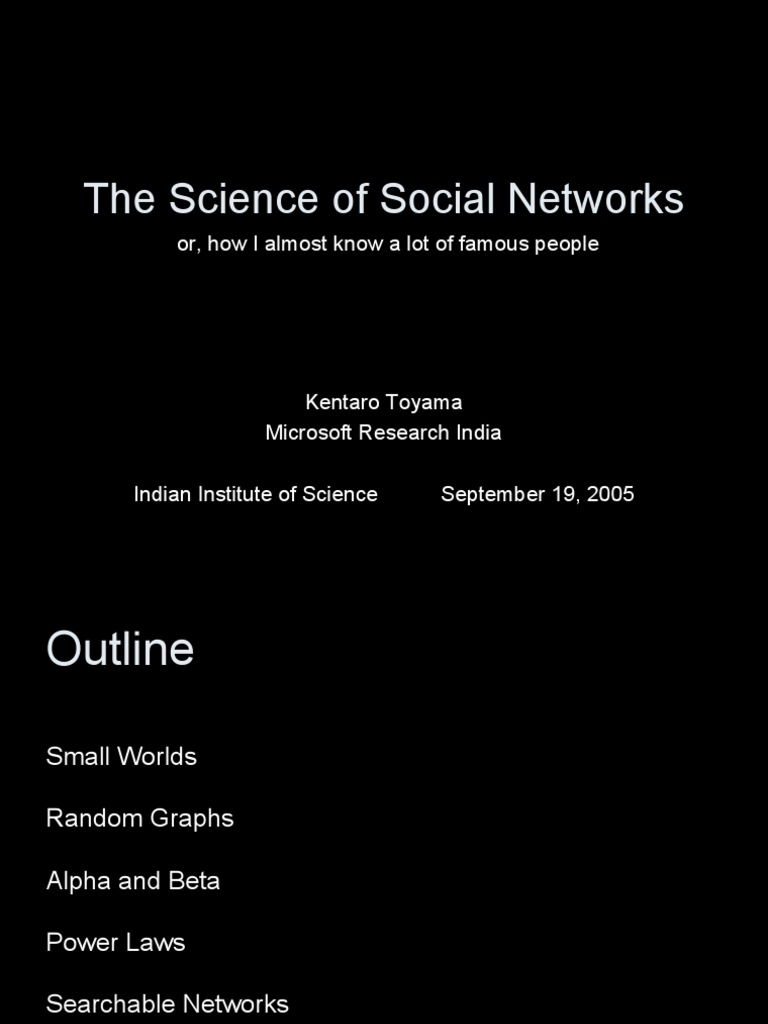 Understanding Social Networks Science | PDF | Graph Theory | Combinatorics