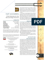 D&D 3.0 Level 12 Adventure - Fait Accompli PDF