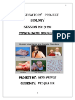 Investigatory Project Biology 2