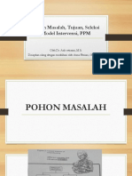 Pohon Masalah, Tujuan, Seleksi Model Intervensi