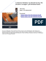 Guitar Guitar Die 100 Schc3b6nsten Melodien Von Klassik Bis Pop fc3bcr Gitarre Leicht Bis Mittelschwer Arrangiert