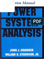 Solutions Manual For Power System Analysis - John J. Grainger & William D. Stevenson, PDF