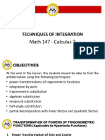 Techniques of Integration