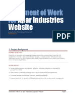 Apar Industries Website - Statement of Work