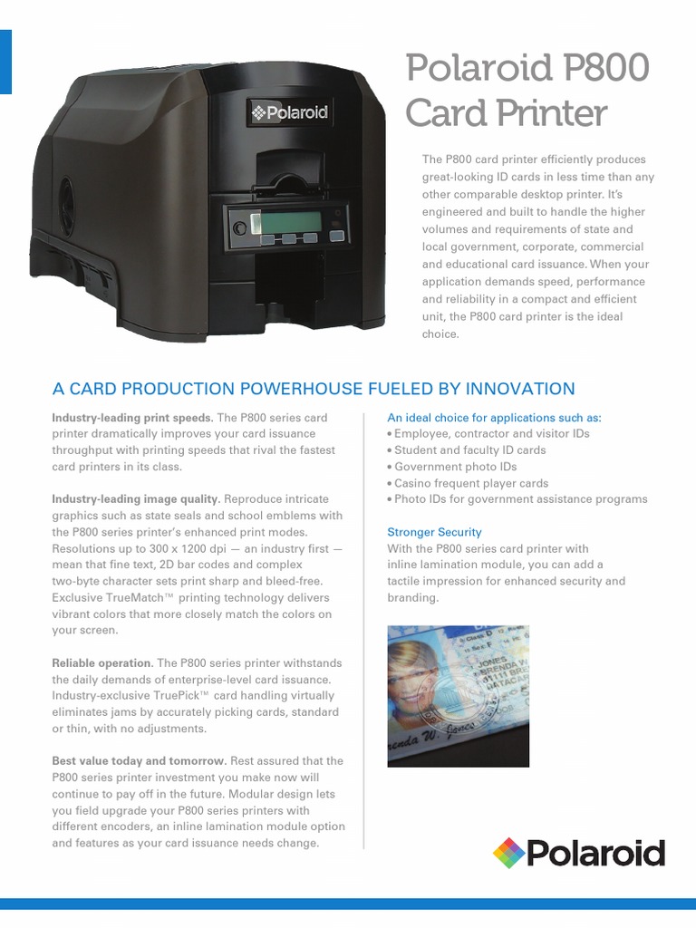 polaroid card printer
