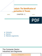 External Analysis - The Identification of Opportunities & Threats