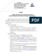 Anunt Selectie Studenti 2013 PDF