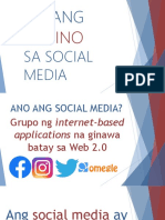 Wikang Filipino Sa Social Media
