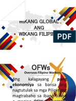 Wikang Global Ang Wikang Filipino