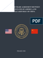 Full Document: US-China Phase One Economic and Trade Agreement